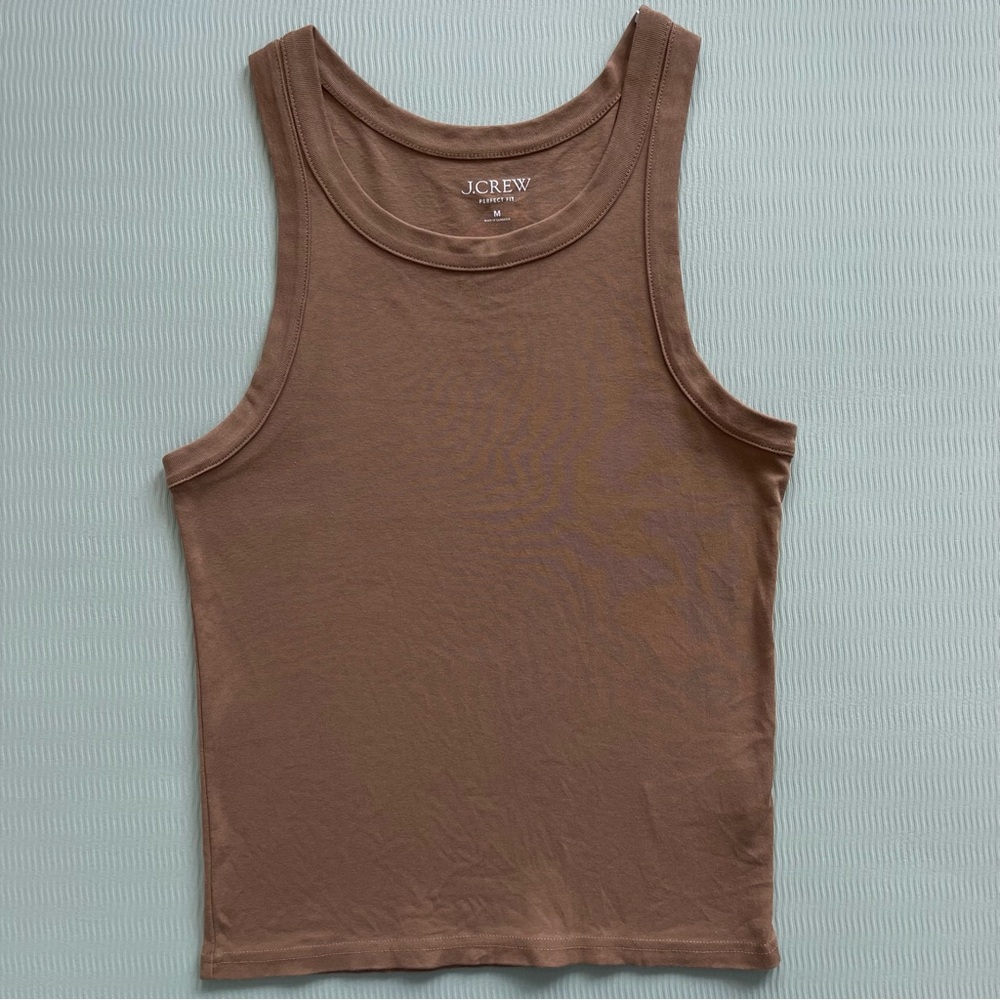 J. Crew Cocoa Knit Sleeveless Top
